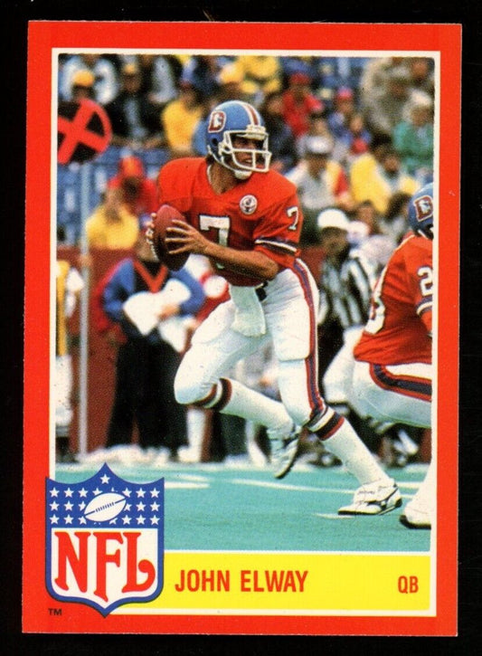 1985 Topps NFL Star Set John Elway HOF Card #3 of 11 Denver Broncos