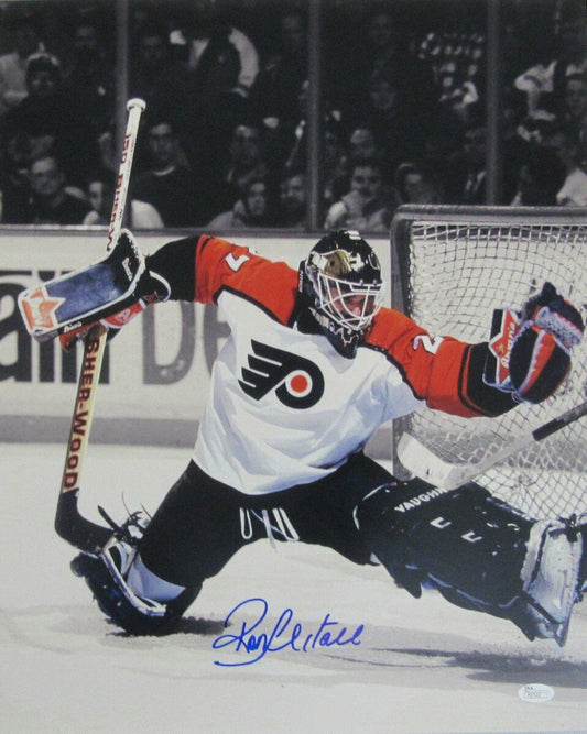 Ron Hextall Philadelphia Flyers Signed 16x20 Color Photo JSA 141994