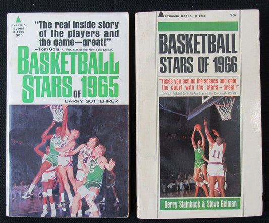 Lot of 2 Basketball Stars of 1965 and 1965 Books Bill Russell Cover 181821