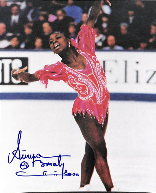 Suraya Bonaly 3X World Skating Silver Medalist Signed 8x10 Photo 170742