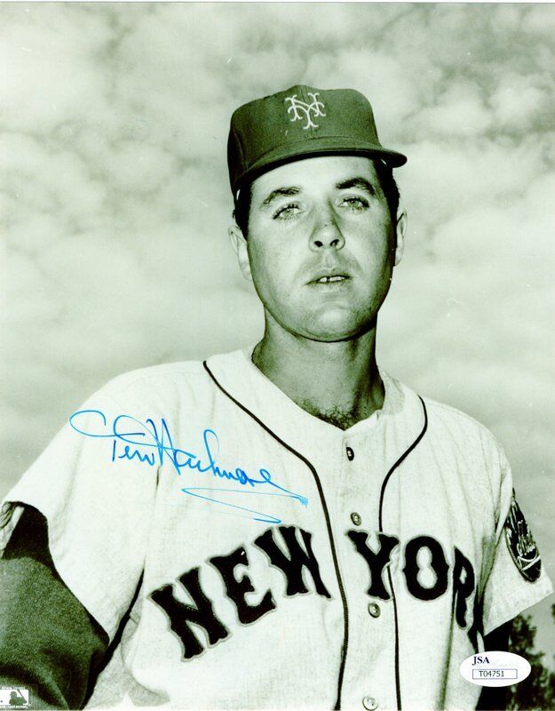 Tim Harkness New York Mets Signed/Autographed 8x10 Photo JSA 130990