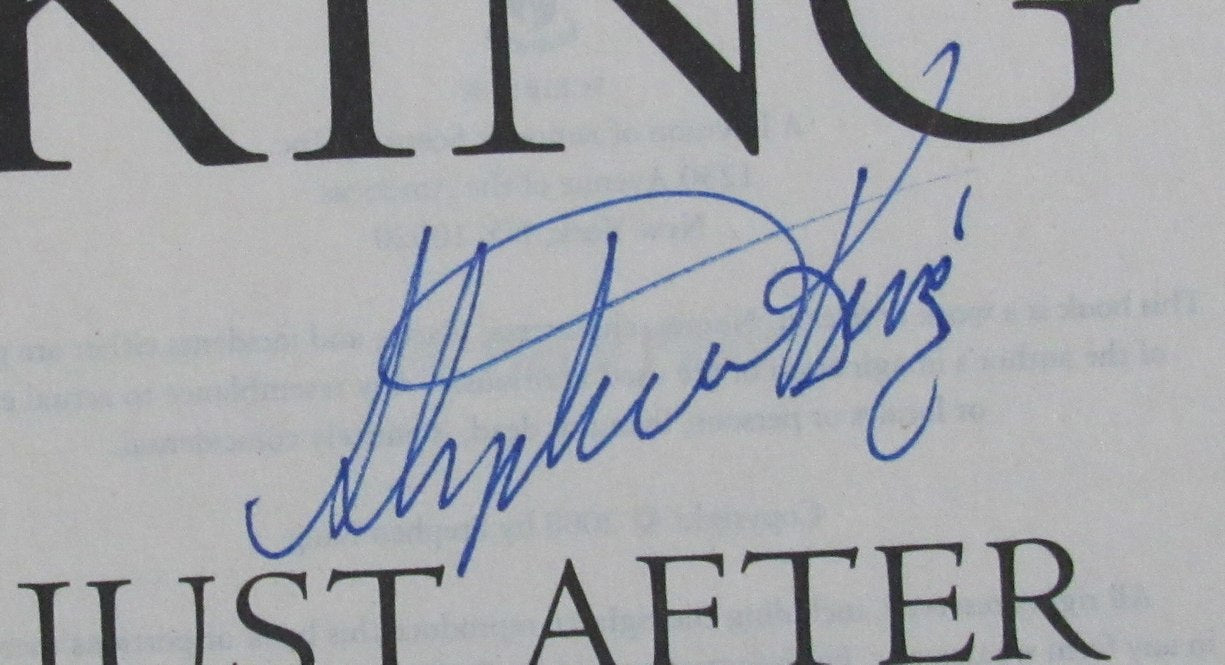 Stephen King Signed/Autographed "Just After Sunset" Book PSA/DNA 189573