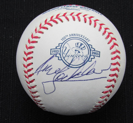 Gene Locklear Signed/Auto Yankees 100th OML Baseball JSA  186885