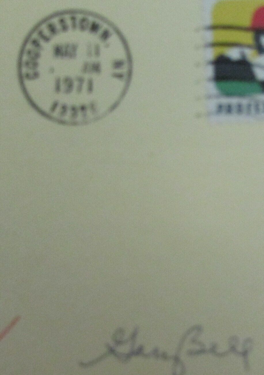 Gary Bell 1967 Boston Red Sox Signed Envelope  with 5x7  Color Photo 158516