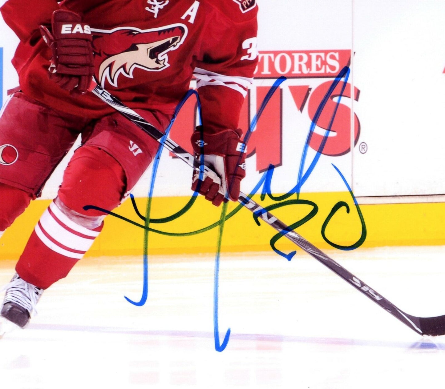 Vernon Fiddler Phoenix Coyotes Signed/Autographed 8x10 Photo 153056