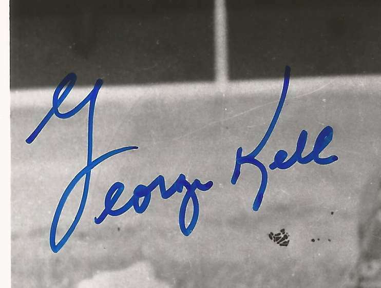 George Kell Detroit Tigers HOF Signed/Autographed 8x10 B/W Photo 149988