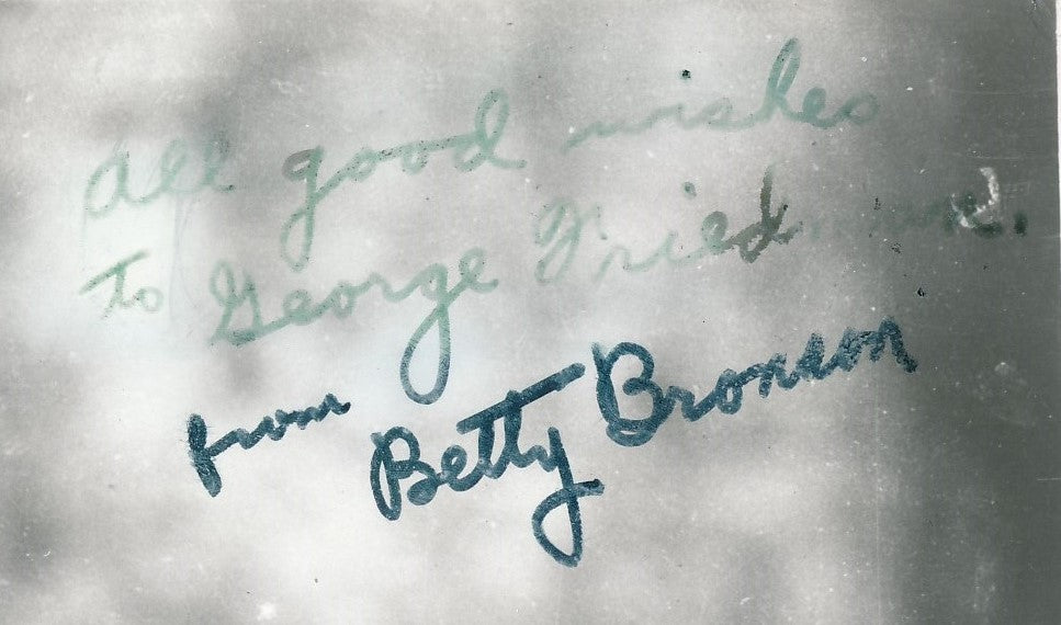 Betty Bronson Signed/Inscribed Vintage 8x10 B/W Photo "Peter Pan" PSA/DNA 192276