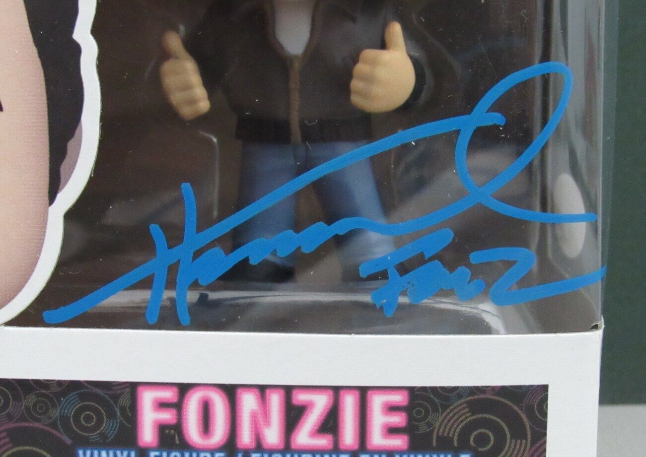 Henry Winkler "Fonzie - Happy Days" Signed Funko Pop! #1124 Figurine JSA 165406