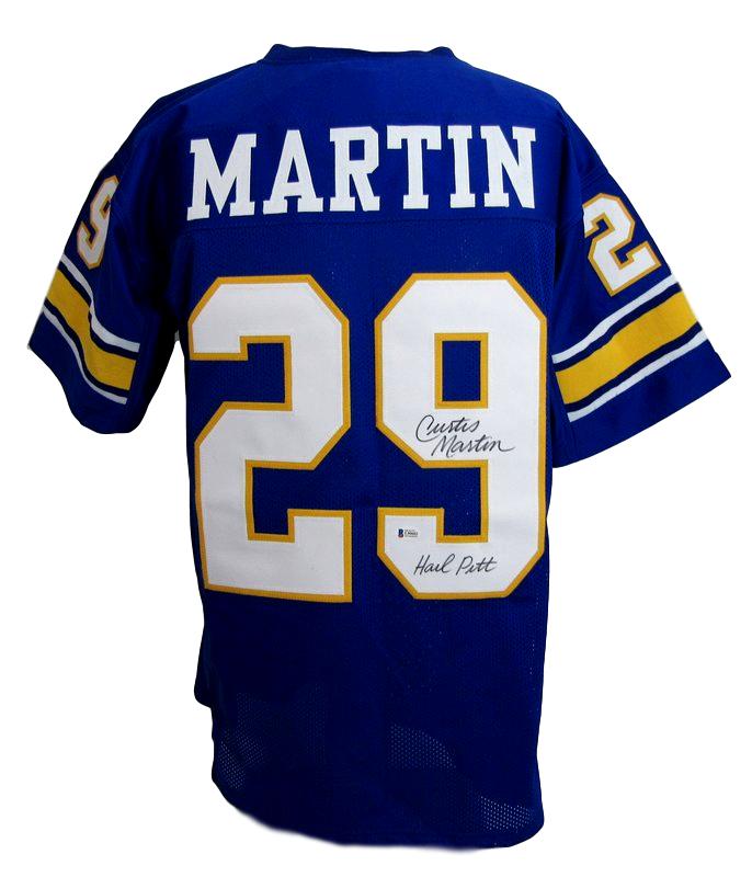 Curtis Martin Pitt Panthers Autographed/Signed Jersey Inscribed JSA 138699