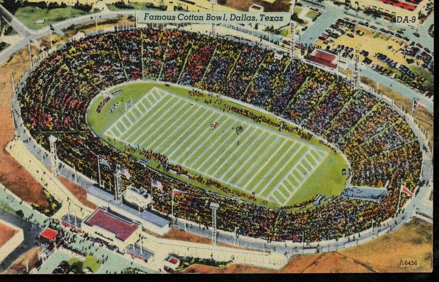 1947 Postcard Cotton Bowl Stadium Dallas, Texas 176185