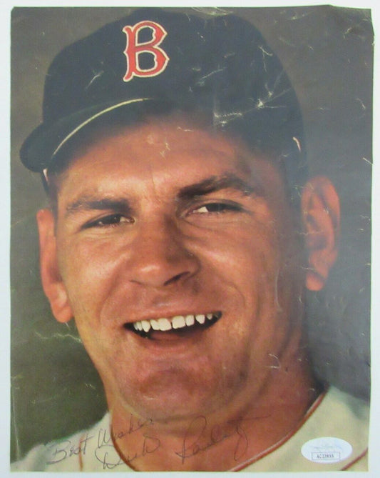 Dick Radatz Autographed Magazine Photo Boston Red Sox JSA