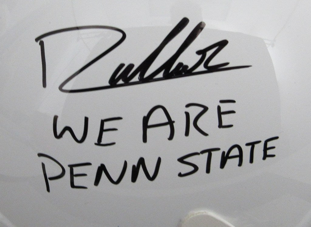 Drew Allar Autographed/Inscr Full Size Speed Replica Helmet Penn State JSA