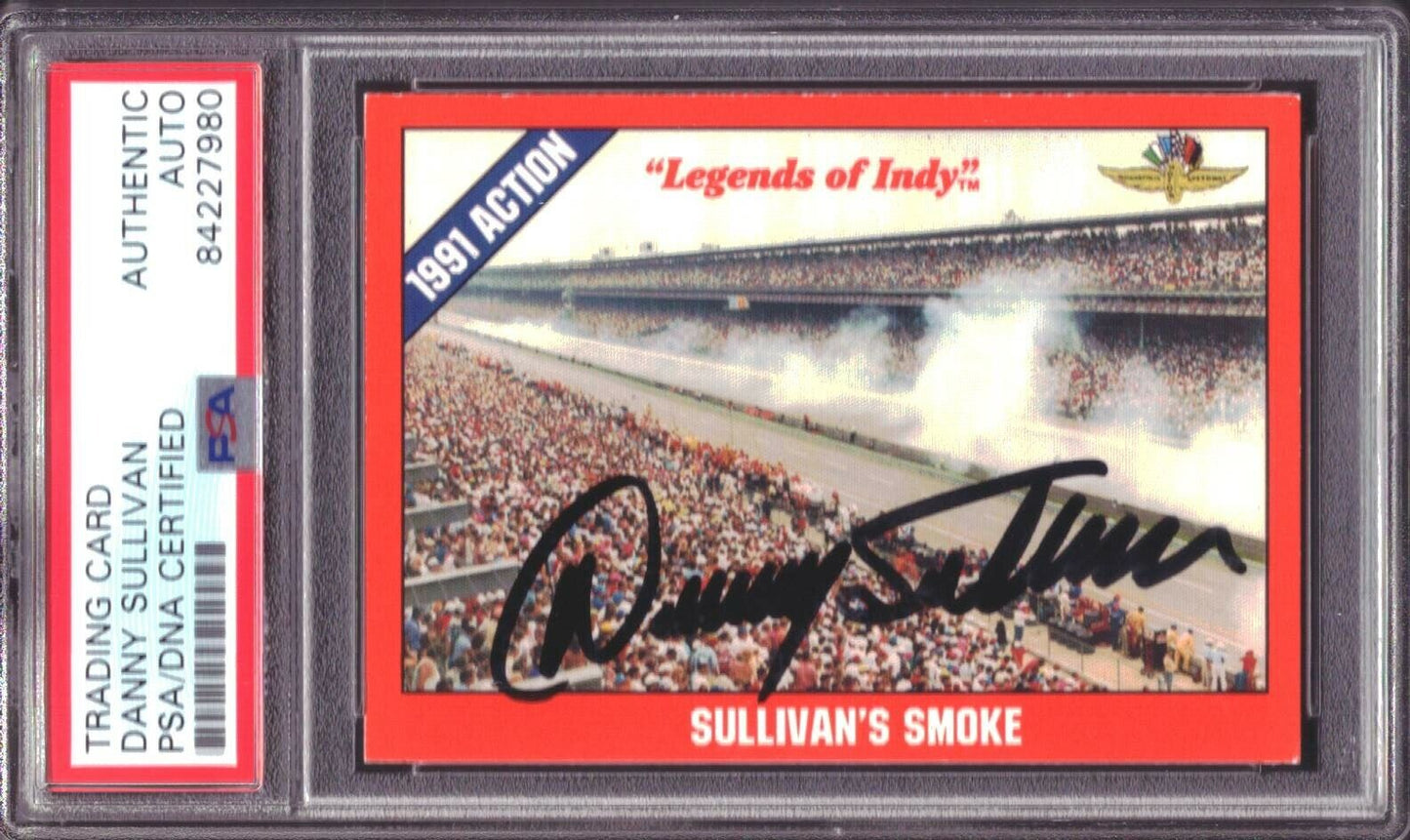 1992 Legends of Indy #38 Danny Sullivan Signed/Autographed Card PSA/DNA 152857