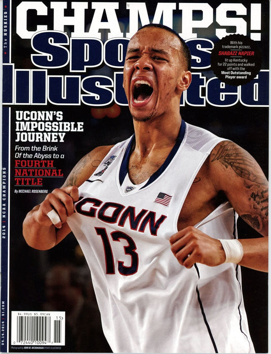 April 14,2014 Shabazz Napier Sports Illustrated Magazine NO LABEL 181995