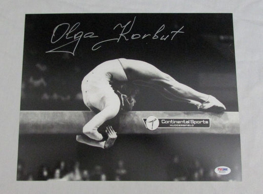 Olga Korbut Olympic Gymnastics Signed/Autographed 11x14 Photo PSA/DNA H92444