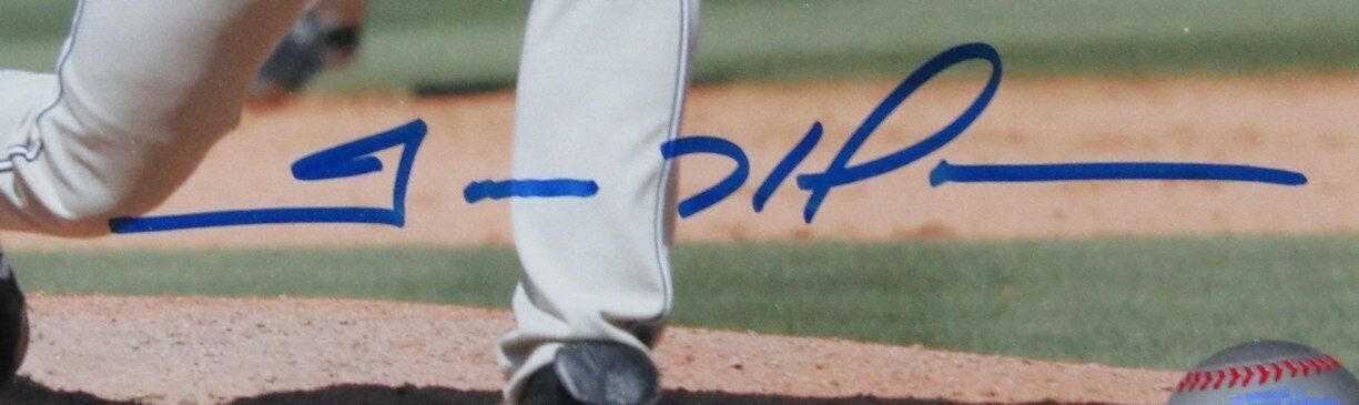 Trevor Hoffman HOF Autographed 8x10 Photo San Diego Padres Framed JSA 180976