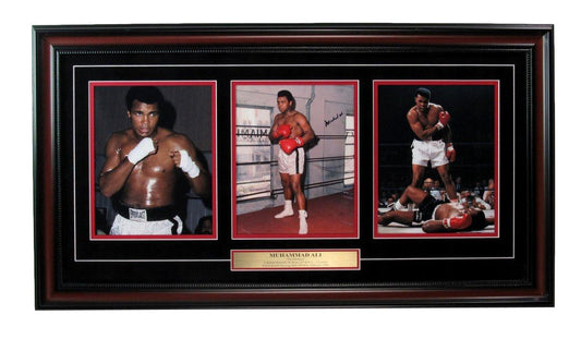 Muhammad Ali Signed/Auto 8x10 Photo Collage Framed "The Greatest" PSA/DNA 190030