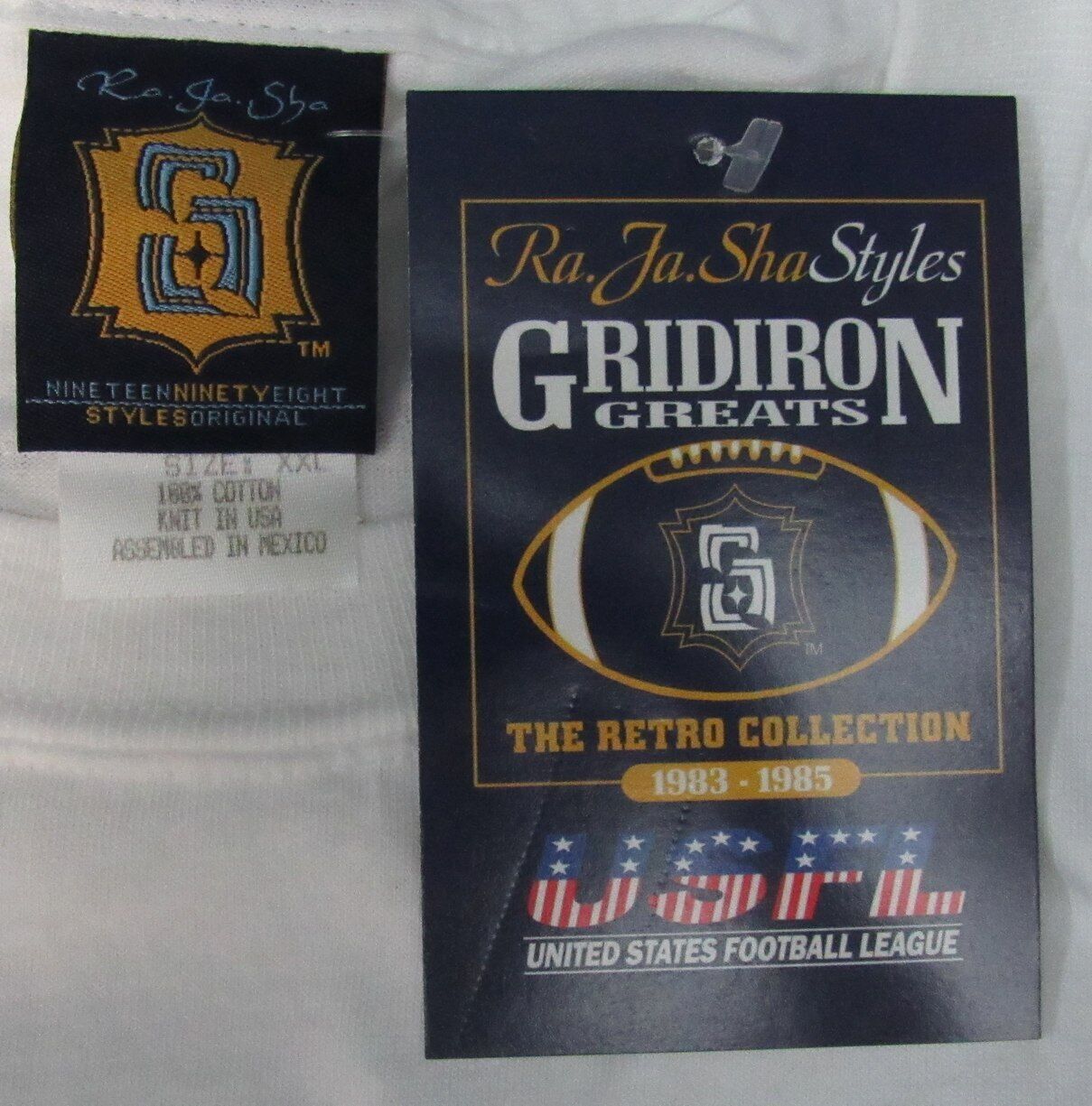 Washington Federals USFL NEW NWT  Gridiron Greats The Retro Collection T-Shirt