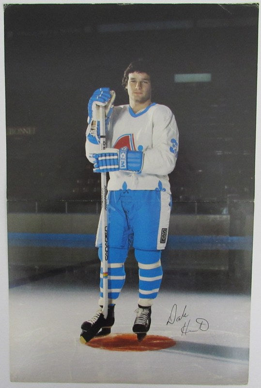 Dale Hunter 11x17 Poster/Program Quebec Nordiques vs. Boston Bruins 181467