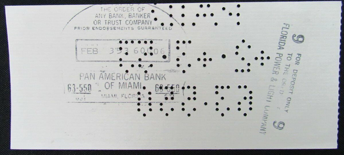 Sam Snead PGA Hall of Fame -1953 Hand Signed Personal Check Cancelled 149333