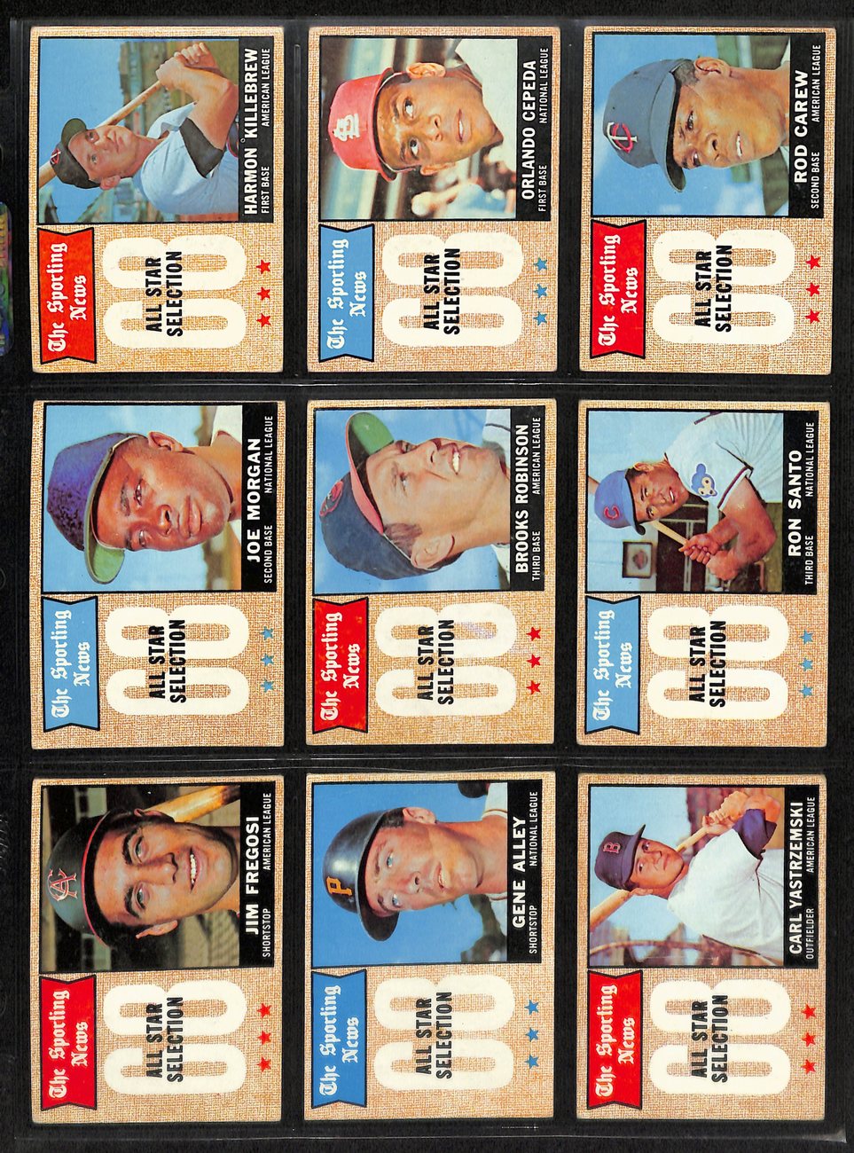 1968 Topps Baseball Card Complete Set (1-598) Bench Ryan Mantle Mays 191958