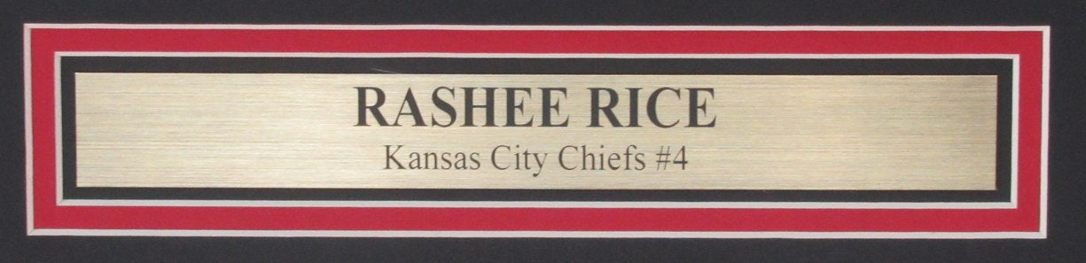 Rashee Rice Autographed 16x20 Photo Kansas City Chiefs Framed Beckett 186150