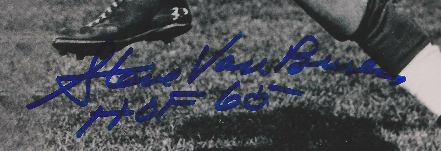 Steve Van Buren Philadelphia Eagles HOF Signed/Inscribed 8x10 Photo JSA 150907