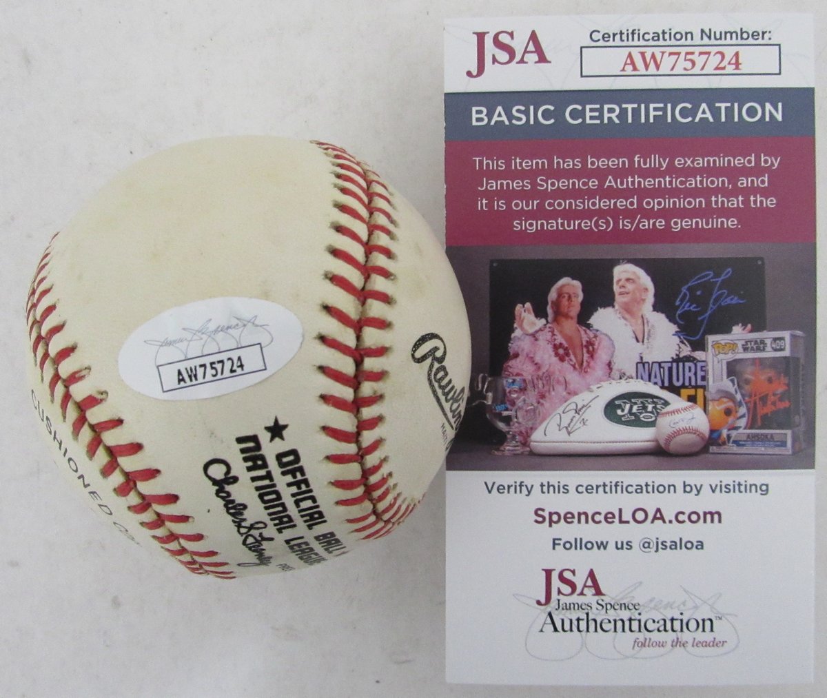 Dave Kingman Signed/Autographed ONL Baseball New York Mets JSA 192430