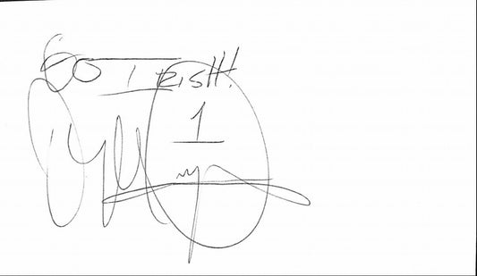 Derrick Mayes Notre Dame/Green Bay Packers Signed/Auto 3x5 Index Card  189527