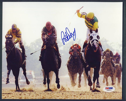 Pat Day Autographed/Signed 8x10 Photo PSA/DNA Y49972