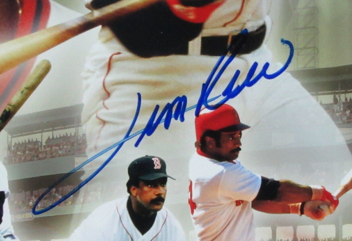 Jim Rice HOF Boston Red Sox Signed/Autographed 8x10 Photo Framed JSA 166680