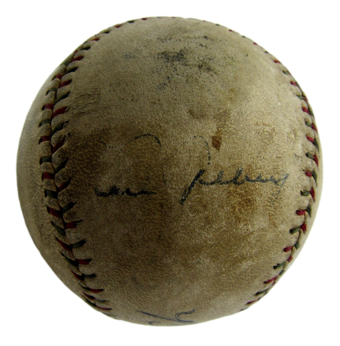 Babe Ruth/Lou Gehrig Dual-Signed/Autographed Baseball Yankees PSA/DNA 201298