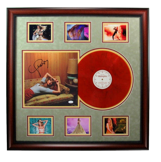 Taylor Swift Signed/Autographed Album Cover w/ Photo Collage Framed JSA 190937