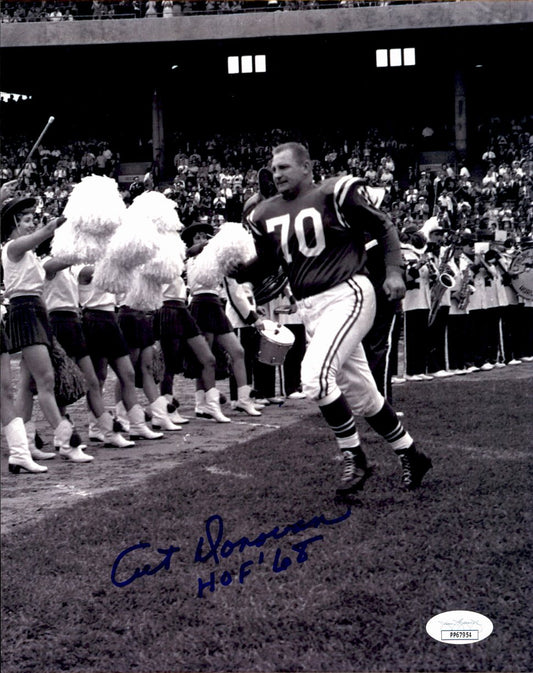 Art Donovan Baltimore Colts HOF  Signed/Autographed 8x10 Photo JSA 161599