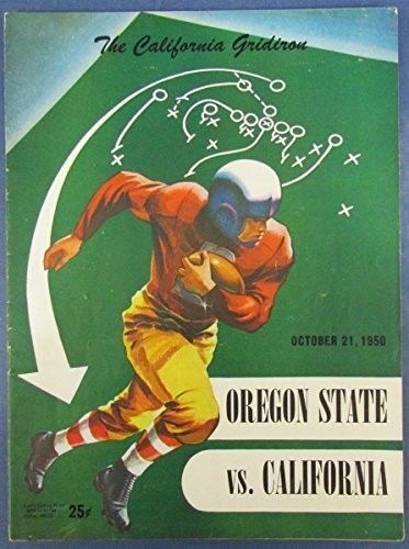 1950 The California Gridiron Oregon State v. California Program 127002