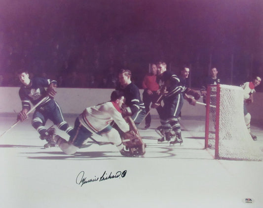 Maurice Richard HOF Signed/Auto 16x20 Photo Canadiens PSA/DNA 192346