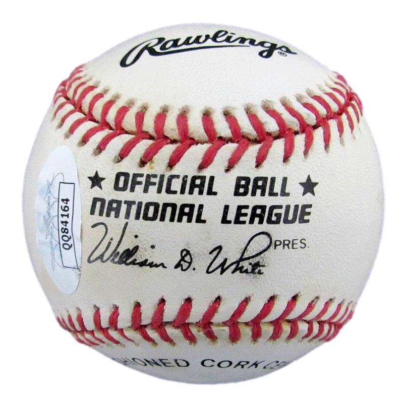 Duke Snider HOF Signed/Auto ONL Baseball Brooklyn Dodgers JSA 186389