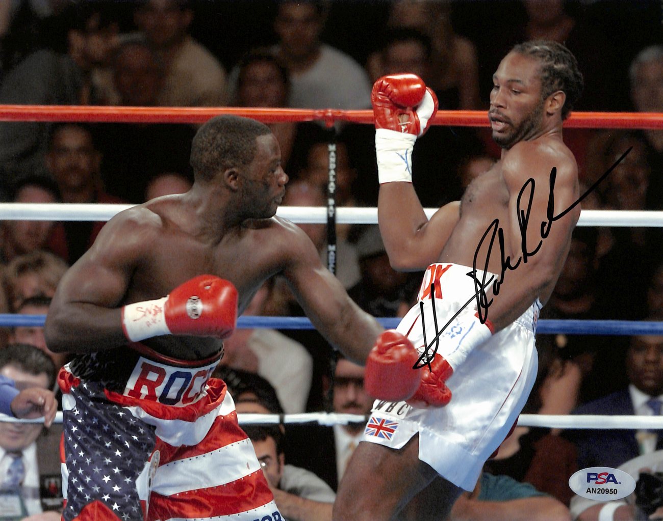 Hasin Rahman Signed/Auto 8x10 Photo Professional Boxer PSA/DNA 189036