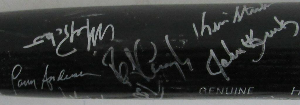 1993 Phillies Team Signed Louisville Slugger Bat (by 28 players) Beckett 141919