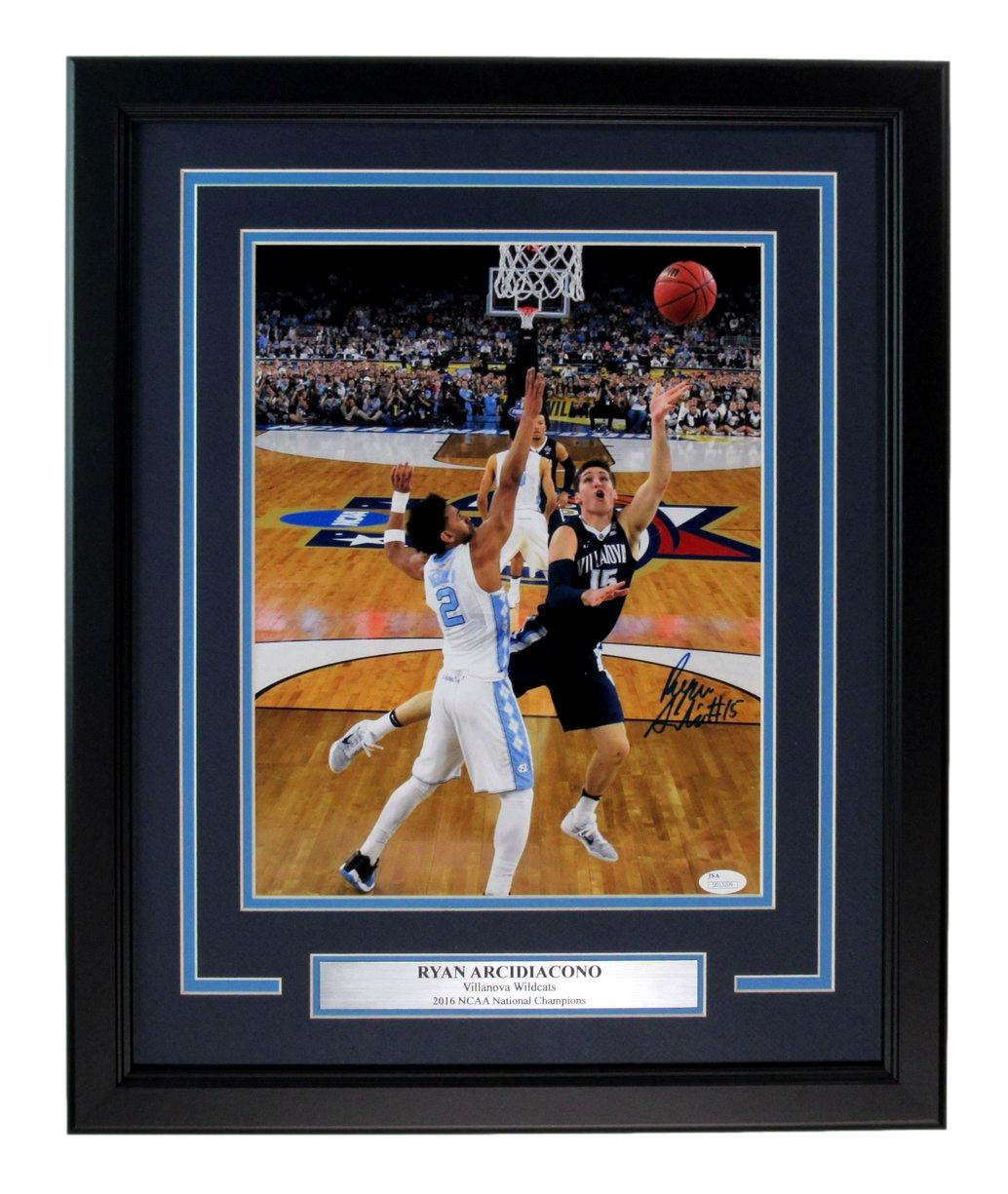 Ryan Arcidiacono Autographed 11x14 Photo Villanova Framed JSA 179793