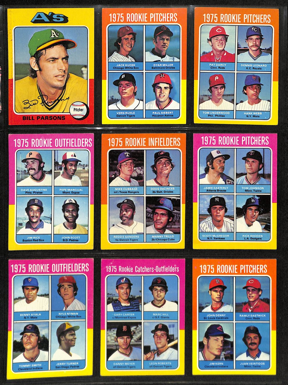 1975 Topps Baseball Card Complete Set (1-660) Brett Yount Aaron Schmidt 191964