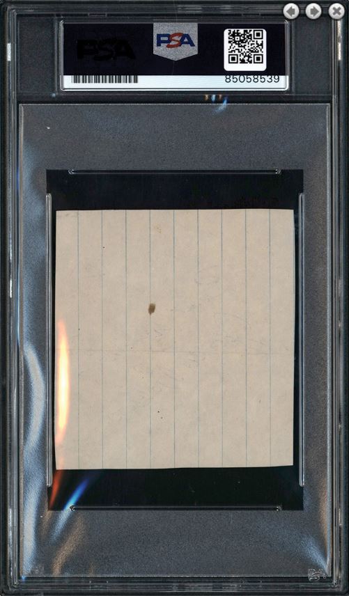 Jackie Robinson HOF Cut Signature Brooklyn Dodgers (PSA) 184105