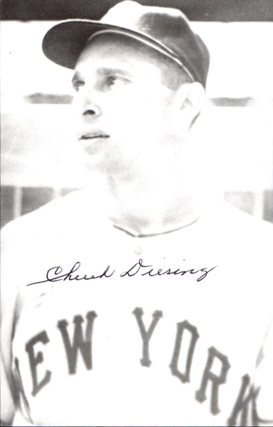 Chuck Diering NY Giants d. 2012 Signed/Autographed 3x5  Photo 178187