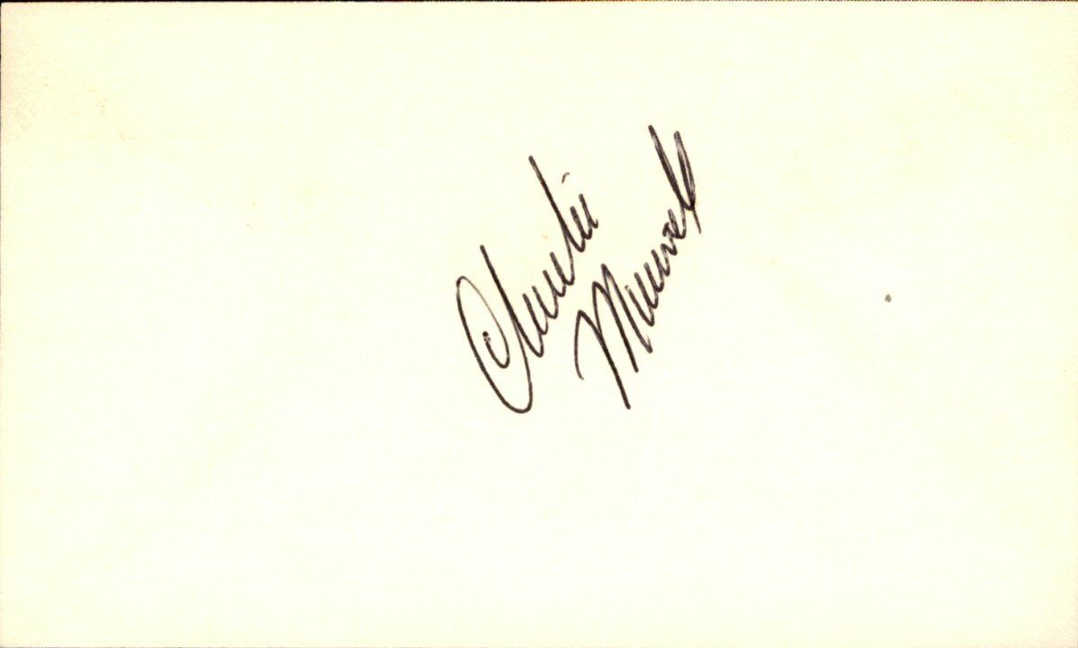 Charlie Maxwell Red Sox/Orioles Signed/Autographed 3x5 Index Card 162521