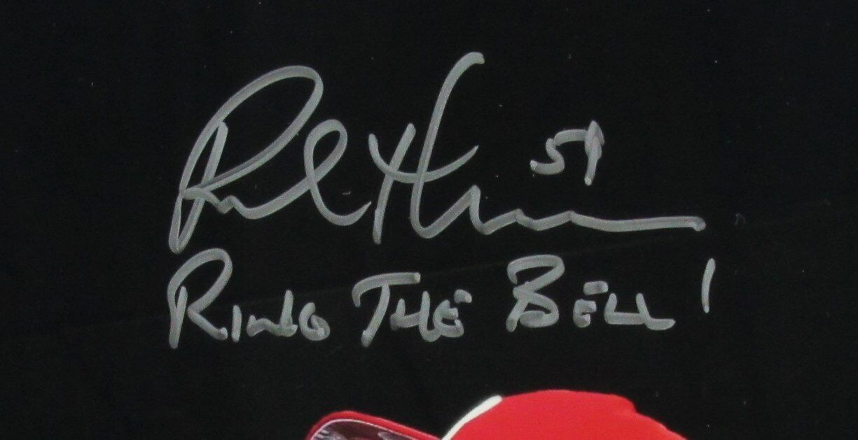 Rob Thomson Autographed/Inscribed 11x14 Photo Phillies Framed Beckett 176543
