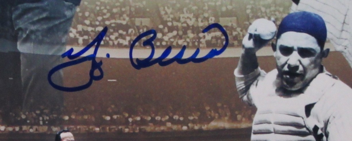 Yogi Berra HOF Signed/Autographed 8x10 Photo New York Yankees Framed JSA 190850