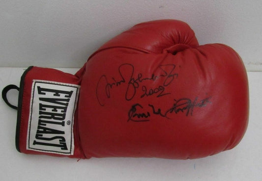 Jim Johnson & Emile Griffith Signed/Autographed Everlast Boxing Glove JSA 134560