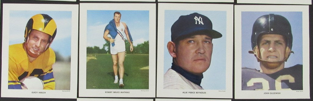 Lot of (10) 1953 Sport All Star Portfolio 5.5x7 Photos with Envelope 181453