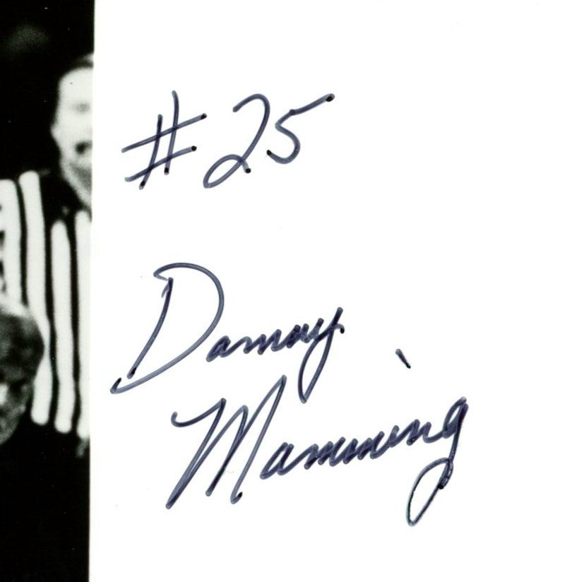 Danny Manning Signed/Auto 8x10 Photo University of Kansas PSA/DNA 188074