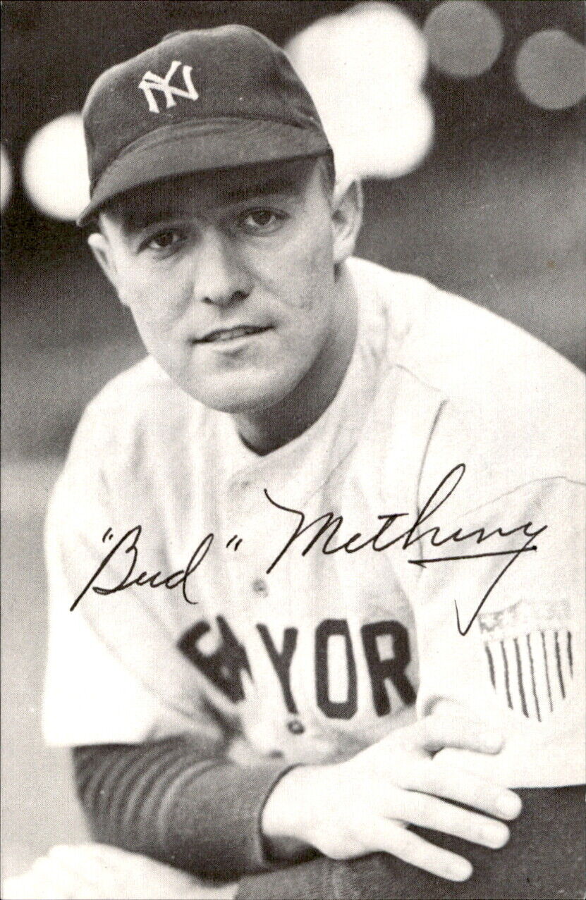 Bud Metheny NY Giants d. 2003 Signed/Autographed 3x5  Photo 178630